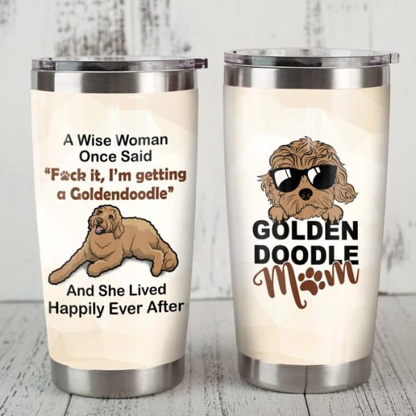 Goldendoodle Dog Steel Tumbler FB0501 95O42 Online Sale - Image 2