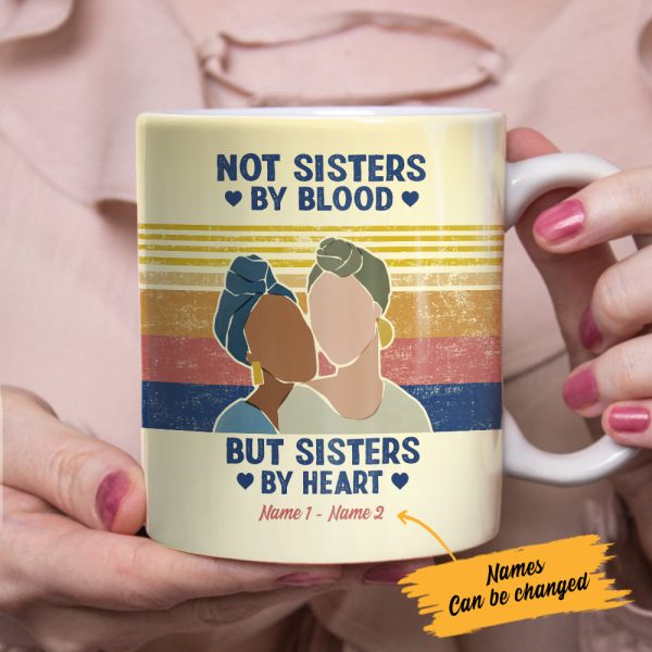 Personalized BWA Friends Sisters By Heart Mug AG32 95O57 For Discount - Image 3