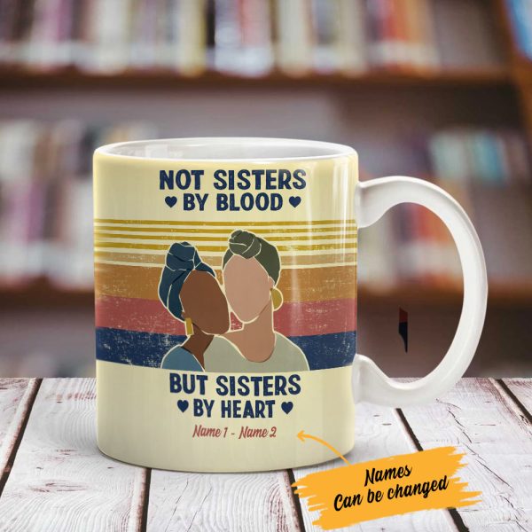 Personalized BWA Friends Sisters By Heart Mug AG32 95O57 For Discount - Image 2