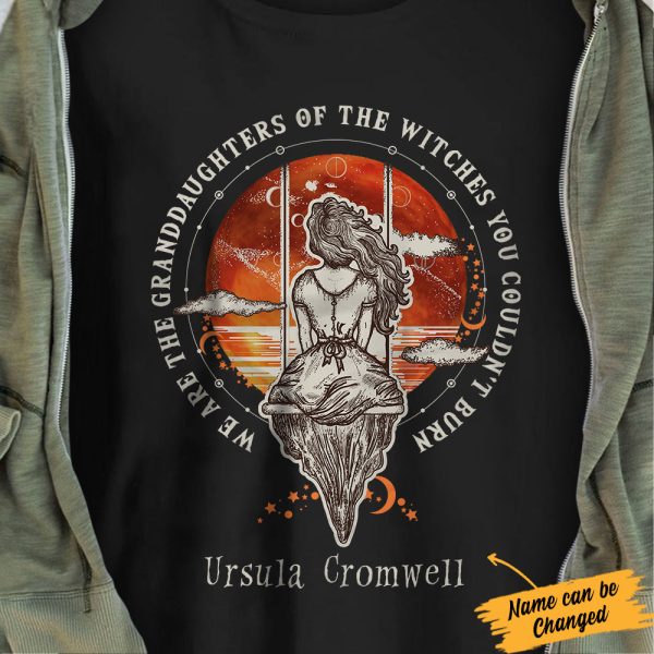 Personalized Granddaughter Of The Witches Halloween T Shirt JL161 81O34 Cheap - Image 3