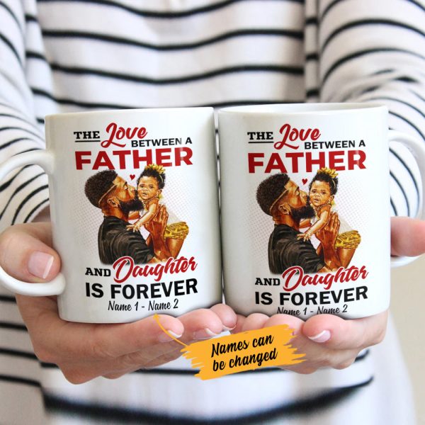 Personalized BWA Dad And Daughter Love Mug AG173 81O47 Online Sale - Image 2