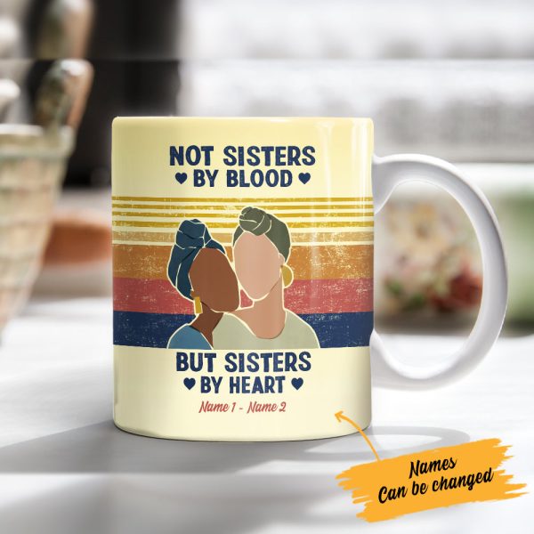 Personalized BWA Friends Sisters By Heart Mug AG32 95O57 For Discount