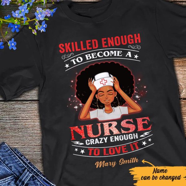 Personalized  Nurse Melanin BWA T Shirt JN222 65O57 Online Hot Sale - Image 2