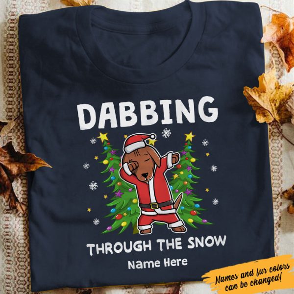 Personalized Dachshund Dog Christmas T Shirt OB152 87O58 Sale - Image 5