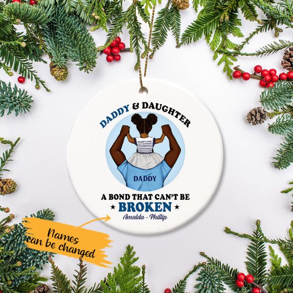 Personalized BWA Dad And Daughter  Ornament AG111 73O65 For Sale