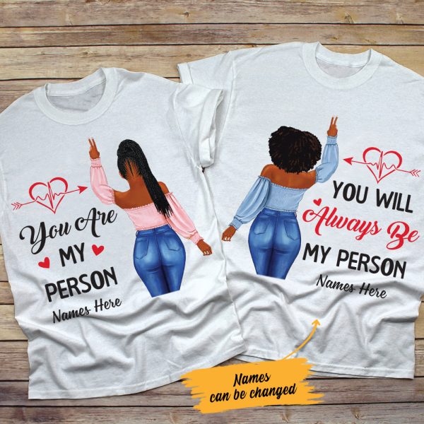 Personalized BWA Friends Couple T Shirt SB142 65O47 For Discount - Image 3