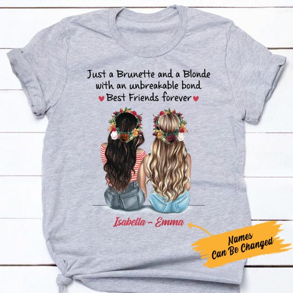 Personalized Unbreakable Bond Girl Friends T Shirt AG63 28O57 Discount - Image 3