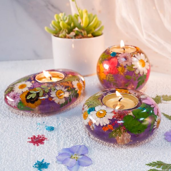 Tealight Candle Holder Resin Molds Fashion - Image 5