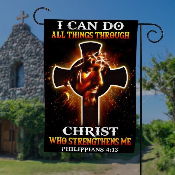 Jesus I Can Do All Things Through Christ Flag JL242 30O47 For Cheap