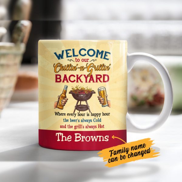 Personalized Backyard Gardening Mug JL63 95O53 Online Sale