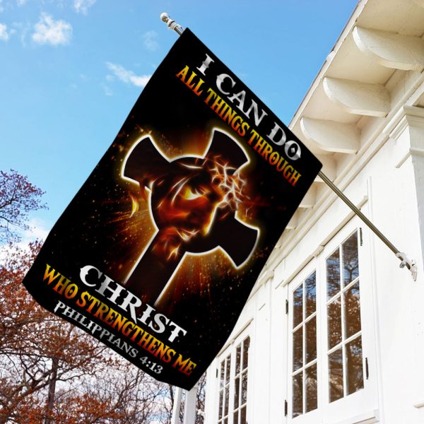 Jesus I Can Do All Things Through Christ Flag JL242 30O47 For Cheap - Image 3