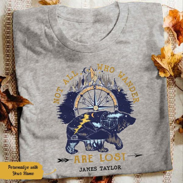 Personalized Camping  White T Shirt JN52 95O58 For Sale