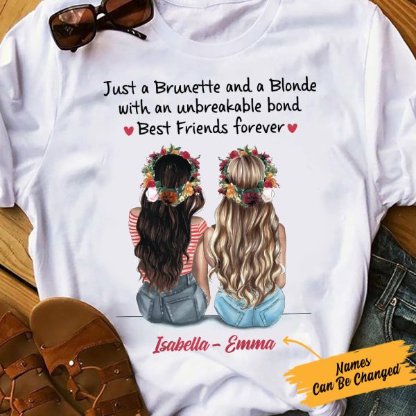 Personalized Unbreakable Bond Girl Friends T Shirt AG63 28O57 Discount