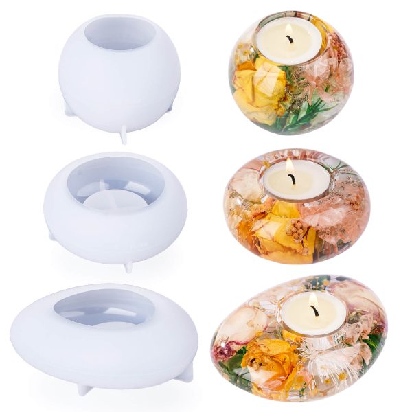 Tealight Candle Holder Resin Molds Fashion
