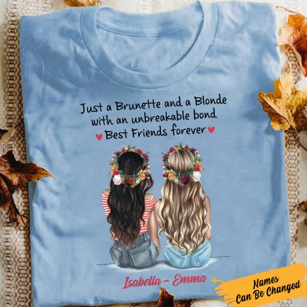 Personalized Unbreakable Bond Girl Friends T Shirt AG63 28O57 Discount - Image 4